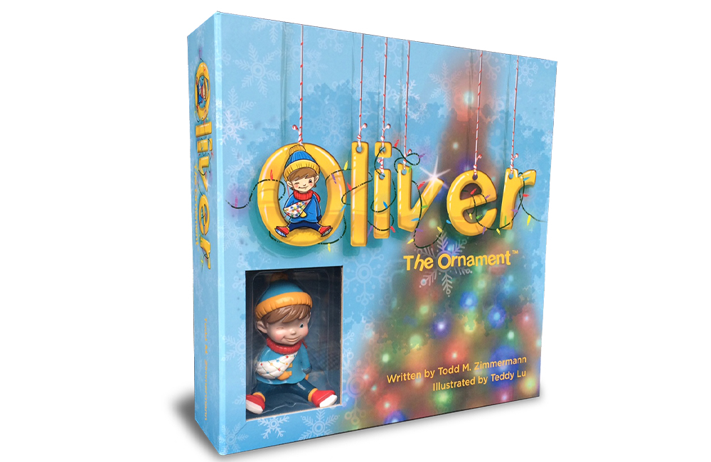 Oliver the Ornament is a seven-book series and related gift-line that celebrates the tradition of Christmas ornaments. The main product in the line is a gift set that includes a hand-painted ornament along with a beautifully illustrated book.
